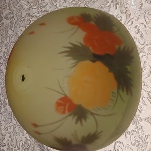 Vintage Reverse Painted Lamp Shade